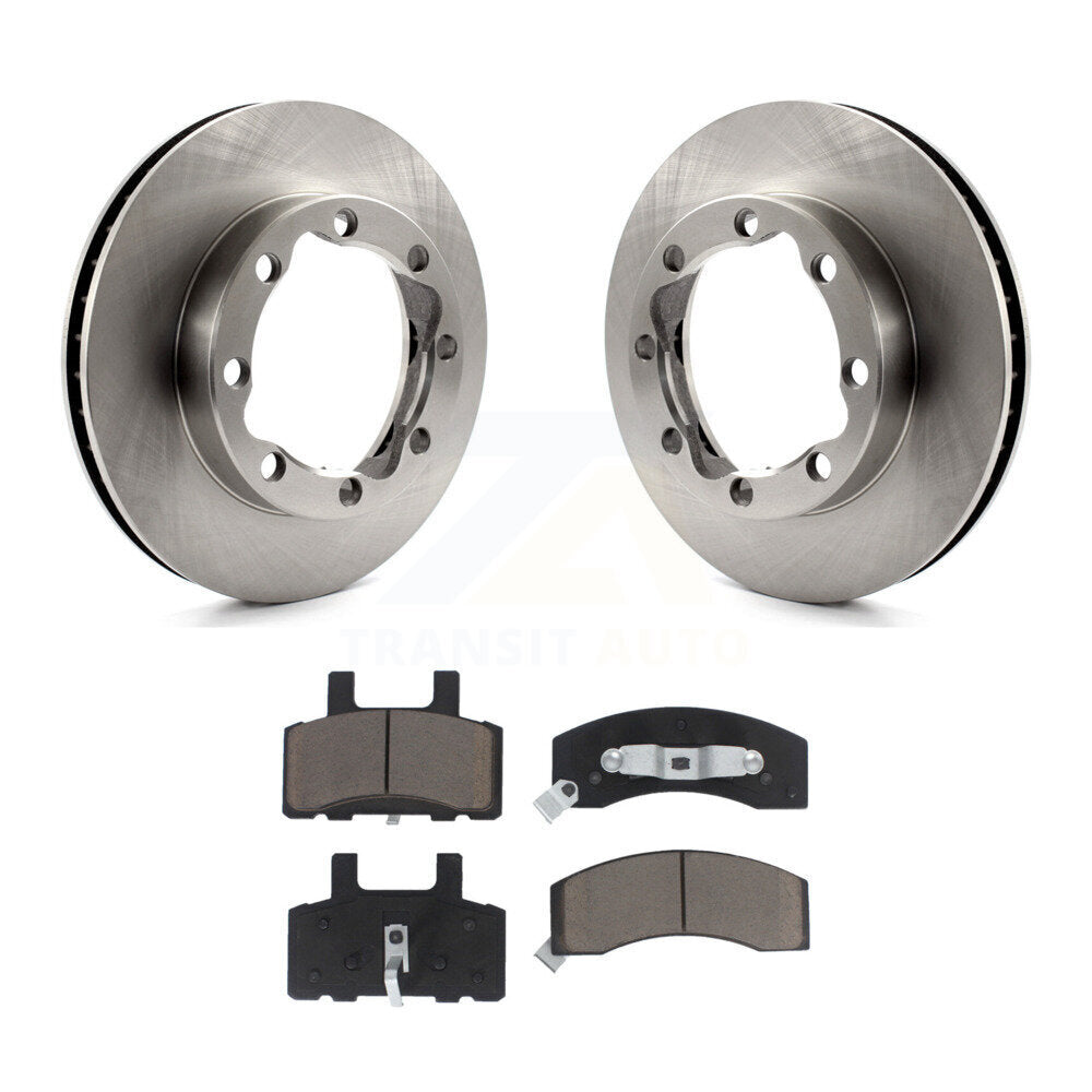 Kit de Rotor de frein avant et de plaquettes en céramique, pour K2500 Chevrolet GMC Dodge Ram 2500 K350
