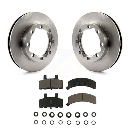 Rotors de frein à disque avant et Kit de plaquettes en céramique pour GMC K2500 K1500 Suburban Chevrole