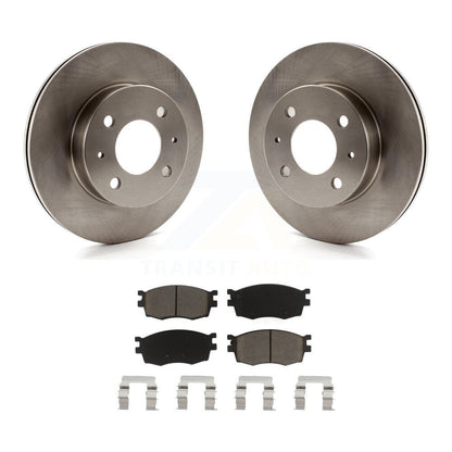 Kit de rotors de frein à disque avant et de plaquettes en céramique pour Hyundai Accent Hatchback 2006
