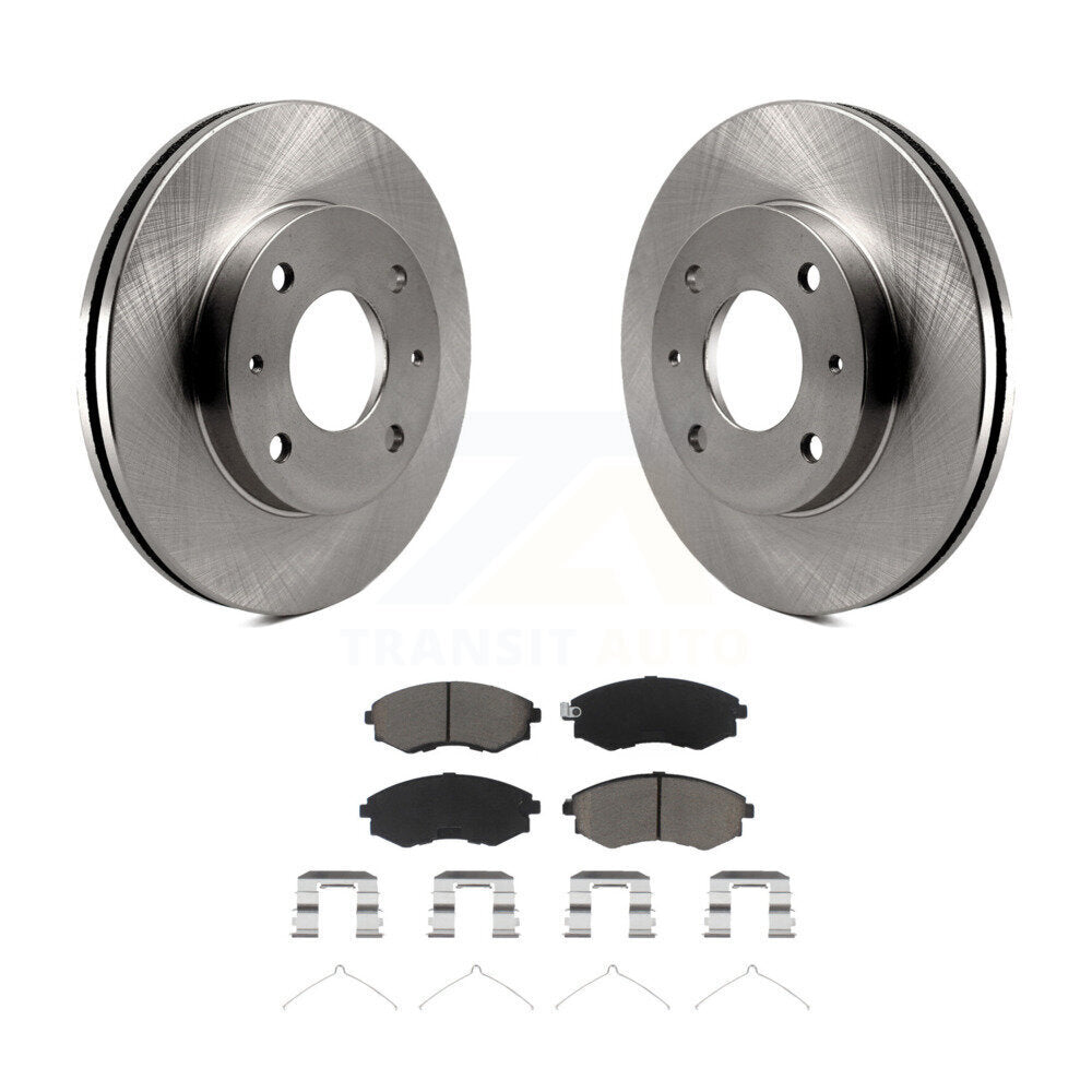 Kit de disques de frein à disque avant et plaquettes en céramique, pour Hyundai Tiburon Elantra Sonata