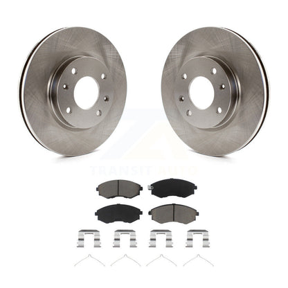 Rotors de frein à disque avant et Kit de plaquettes en céramique pour Hyundai Sonata Kia Optima Magenti
