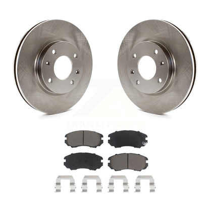 Rotors de frein à disque avant et Kit de plaquettes en céramique pour Hyundai Sonata Kia Optima Magenti