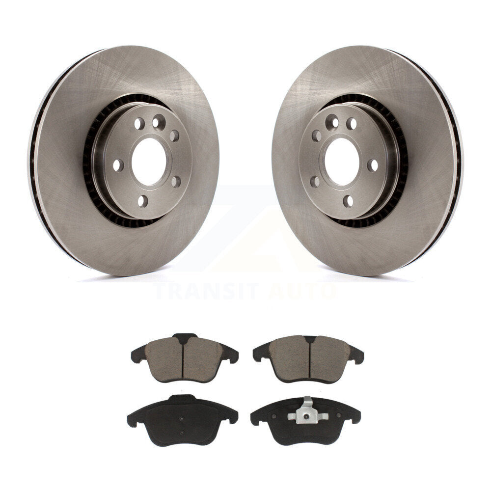 Kit de rotors de frein à disque avant et plaquettes en céramique pour Land Rover LR2 2008-2015