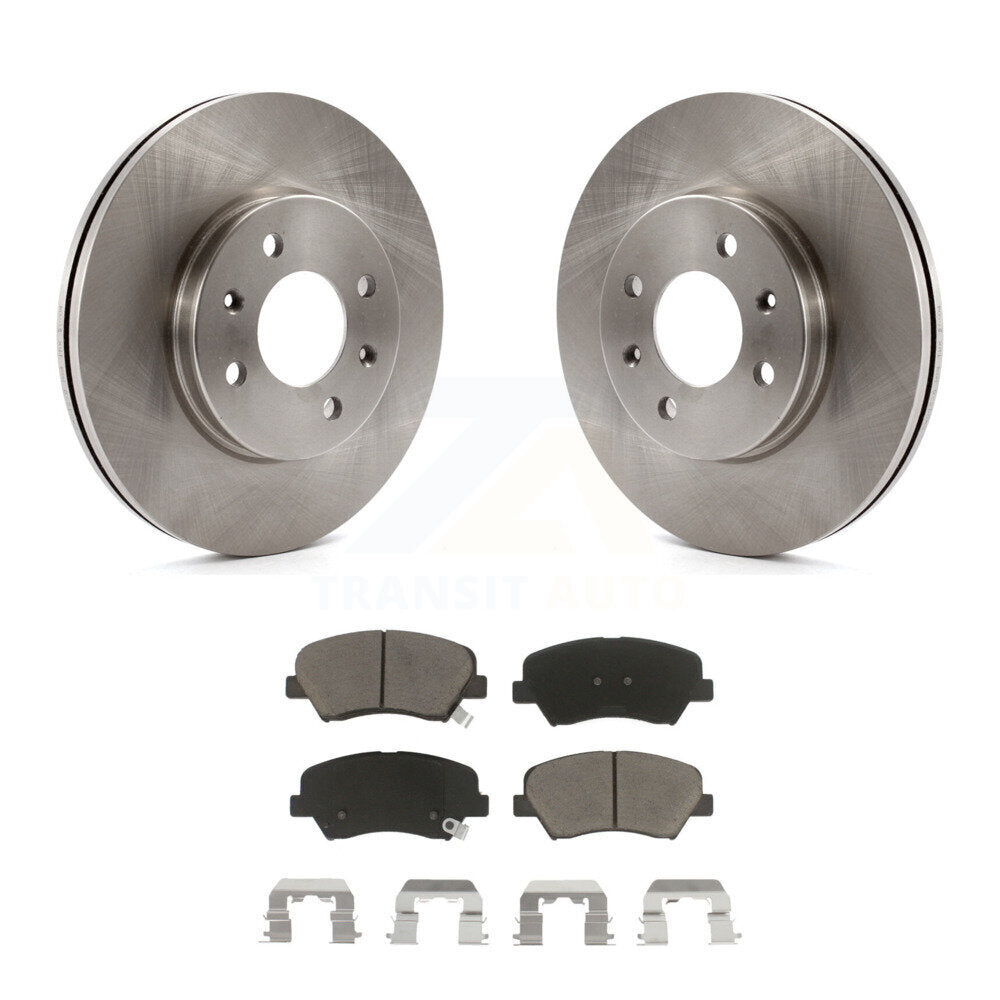 Kit de rotors de frein à disque avant et plaquettes en céramique pour Hyundai Accent Kia Rio