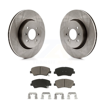Kit de disques de frein à disque avant et plaquettes en céramique pour Kia Rio K8C-100277