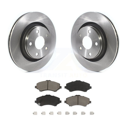 Kit de rotors de frein à disque avant et plaquettes en céramique pour Jeep Wrangler JK K8C-100289