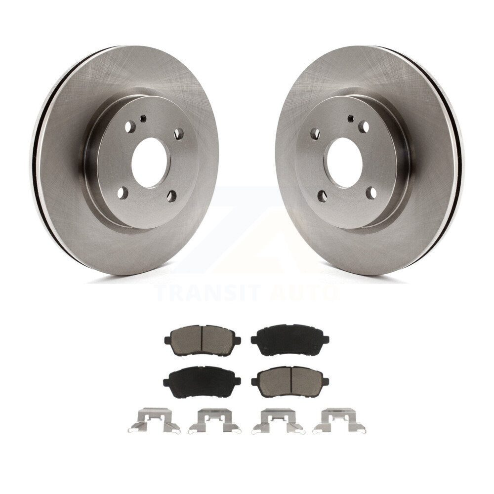 Kit de disques de frein à disque avant et plaquettes en céramique pour Mazda 2 2011-2014 K8C-100292