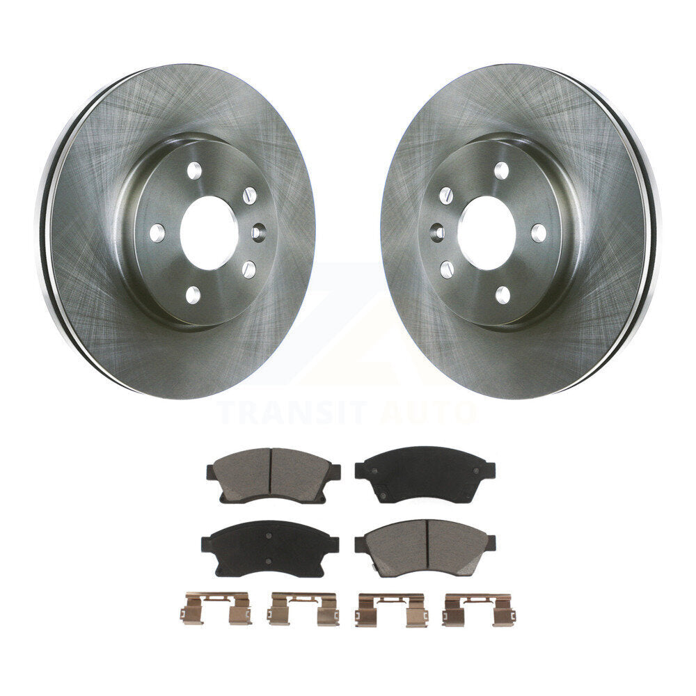 Kit de rotors de frein à disque avant et plaquettes en céramique pour Chevrolet Cruze Sonic Limited
