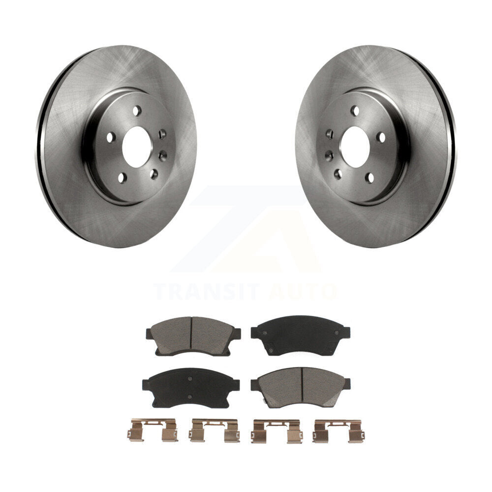 Kit de rotors de frein à disque avant et plaquettes en céramique pour Chevrolet Sonic RS 2013-2014