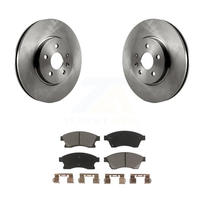 Kit de rotors de frein à disque avant et plaquettes en céramique pour Chevrolet Sonic RS 2013-2014