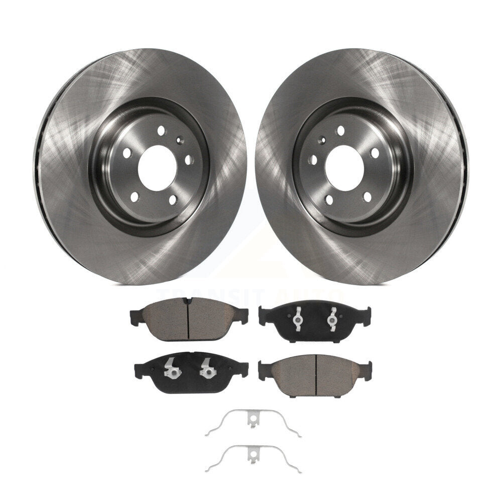 Kit de disques de frein à disque avant et plaquettes en céramique pour Audi A6 Quattro A7 K8C-100304