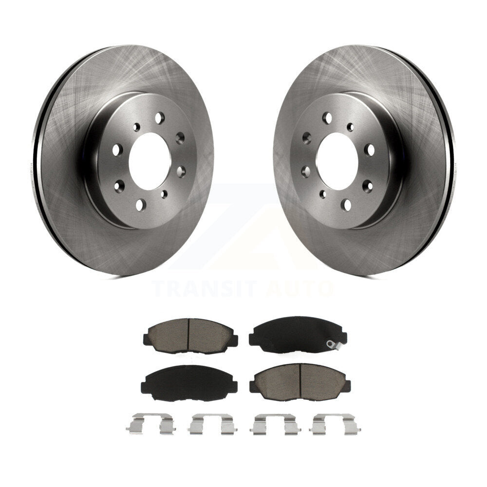 Kit de rotors de frein à disque avant et plaquettes en céramique pour Honda Civic Acura EL Insight