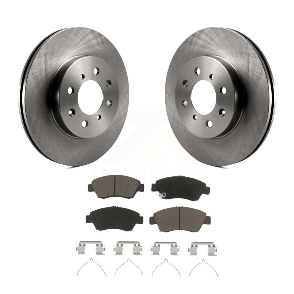 Kit de rotors de frein à disque avant et plaquettes en céramique pour Honda Fit Civic del Sol