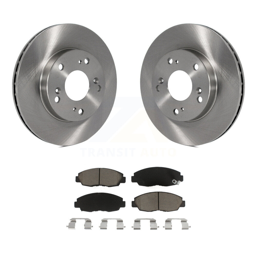 Kit de disques de frein à disque avant et plaquettes en céramique pour Honda Civic K8C-100311