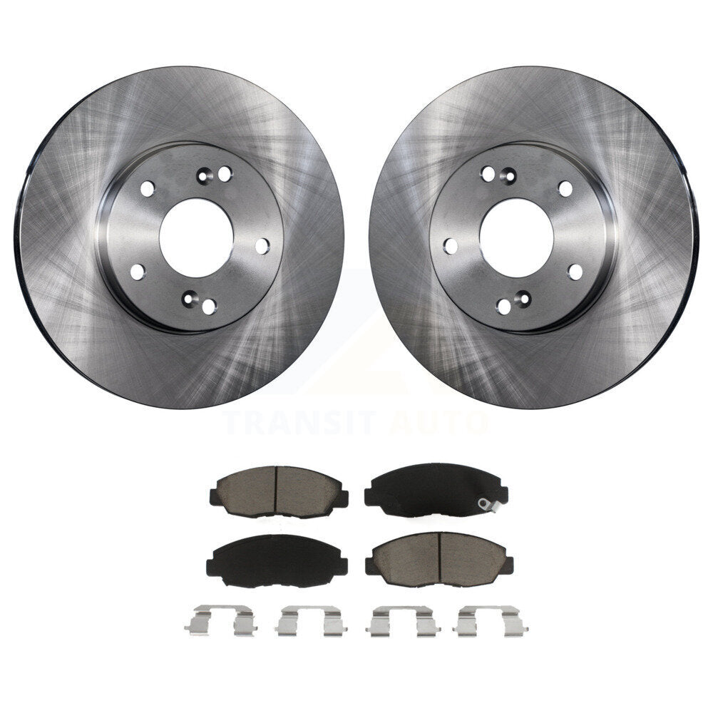 Kit de rotors de frein à disque avant et de plaquettes en céramique pour Honda Civic GX 2011 K8C-100314