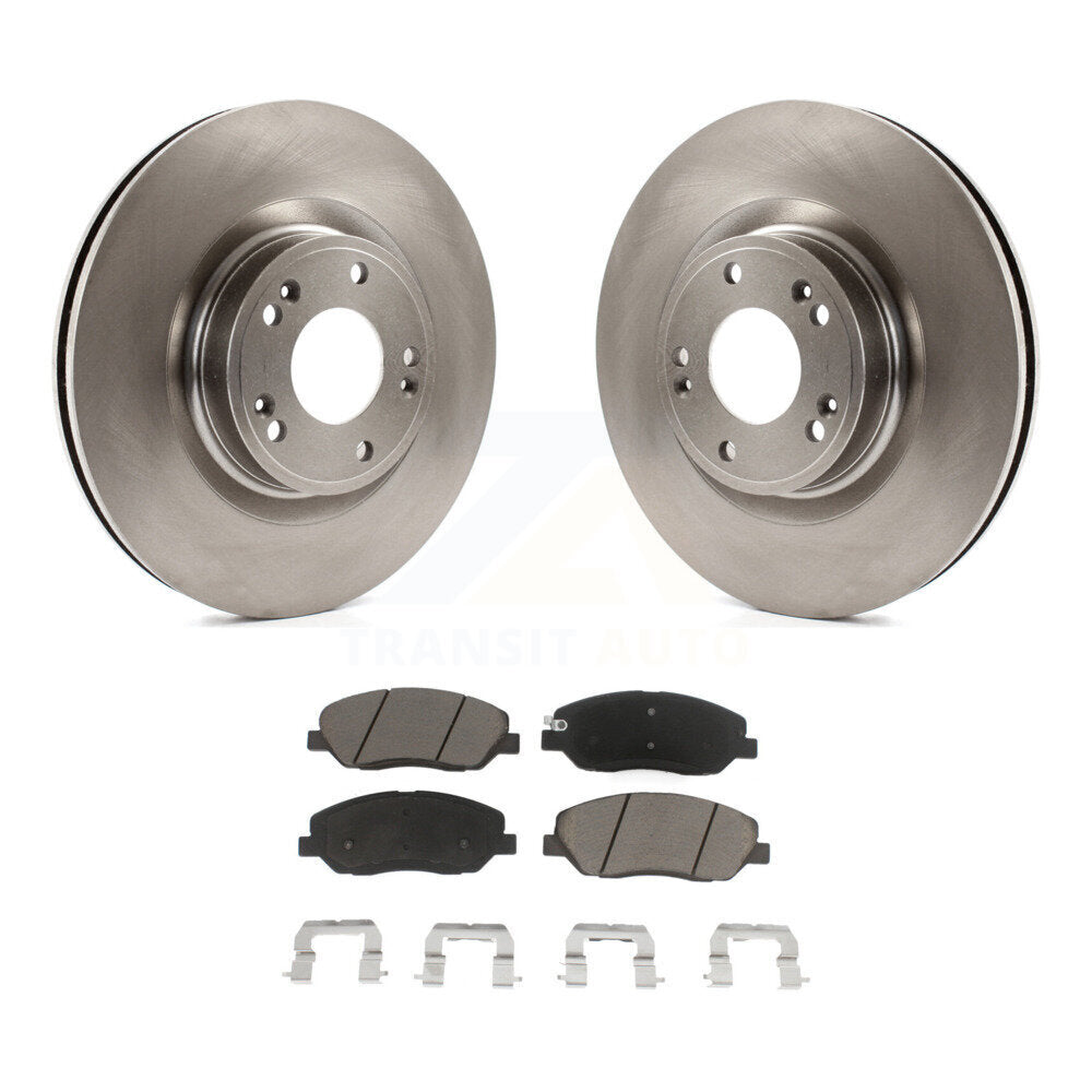 Kit de rotors de frein à disque avant et de plaquettes en céramique pour Hyundai Genesis 3,8 l de 2009 à 2011