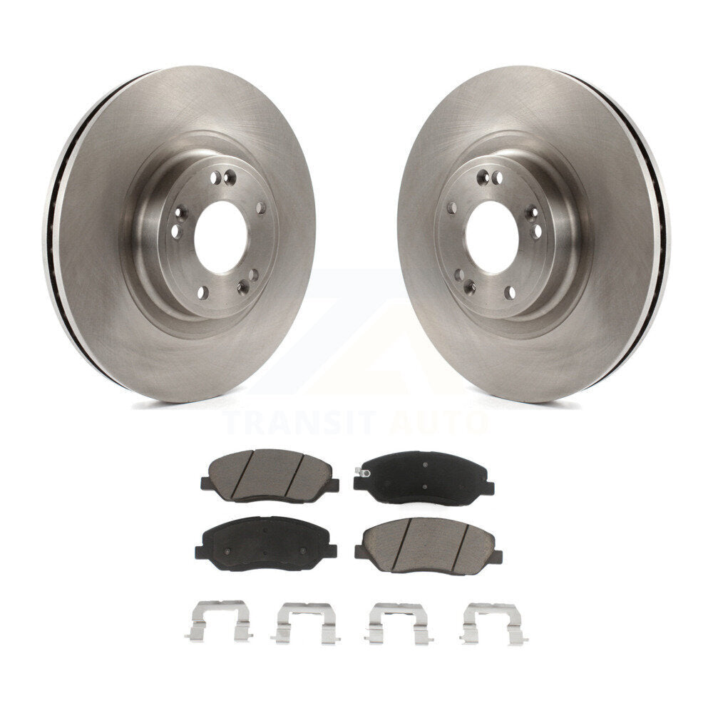 Kit de rotors de frein à disque avant et de plaquettes en céramique pour Hyundai Genesis 3,8 L 2012