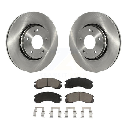 Kit de rotors de frein à disque avant et plaquettes en céramique pour Mitsubishi Lancer K8C-100322