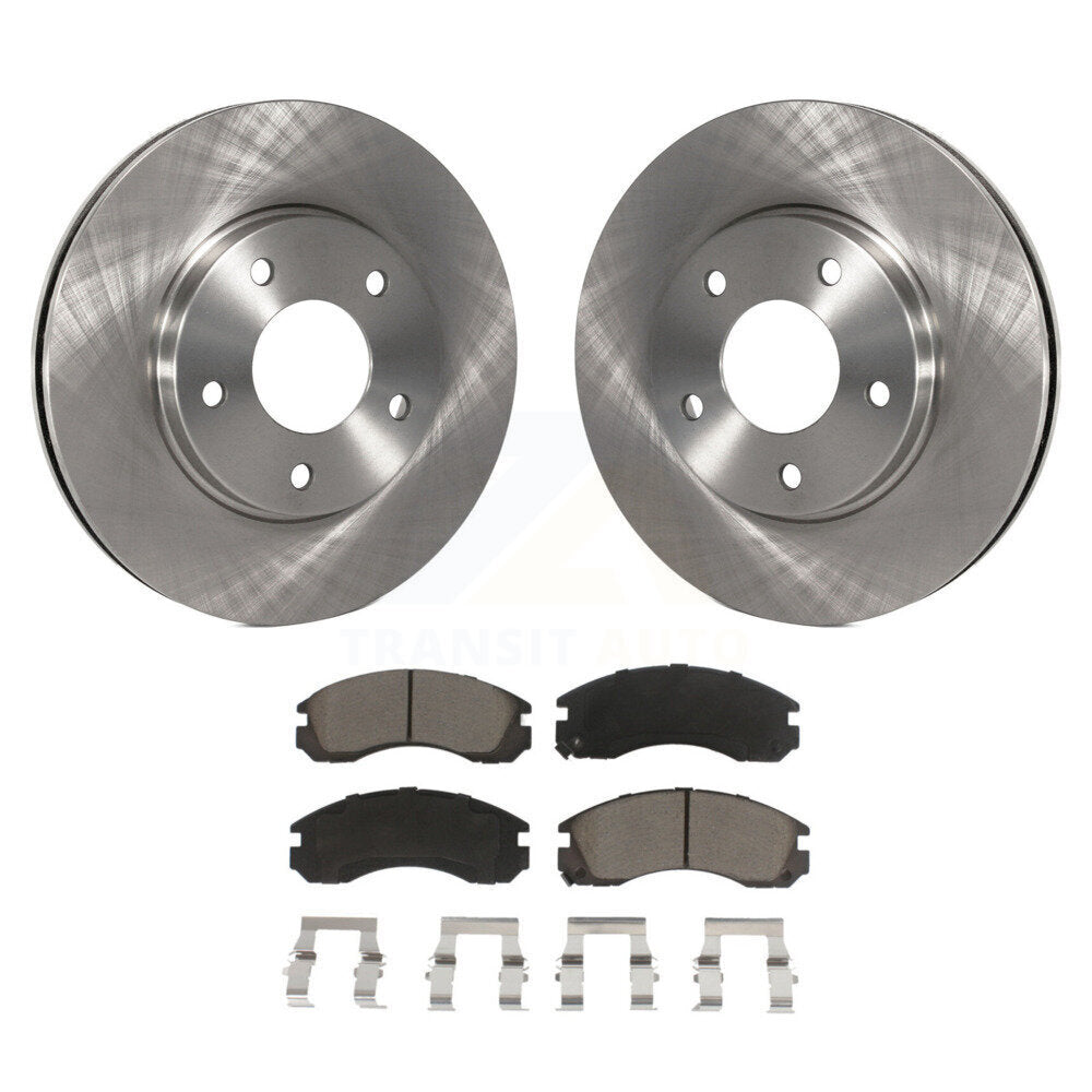 Kit de rotors de frein à disque avant et de plaquettes en céramique pour Mitsubishi Eclipse 3.0L 2000