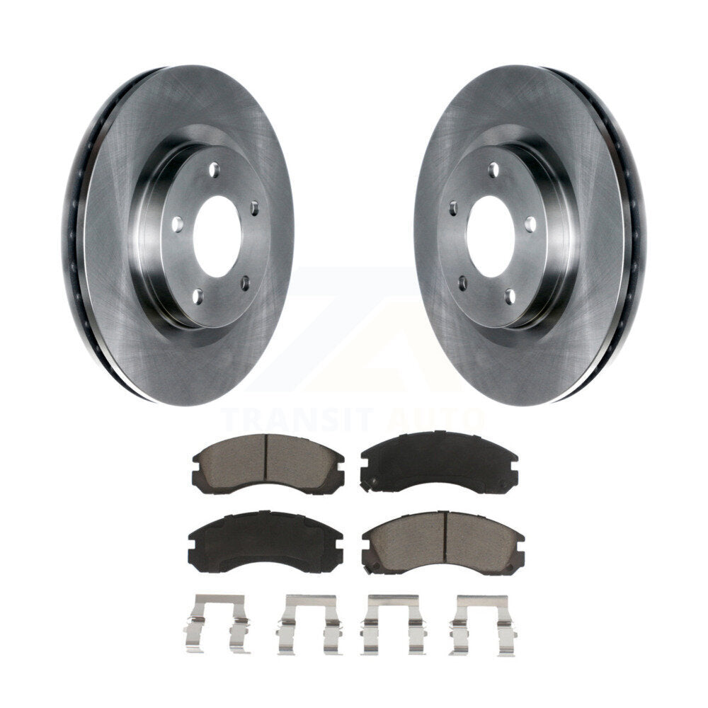 Kit de rotors de frein à disque avant et plaquettes en céramique pour Mitsubishi Lancer K8C-100328