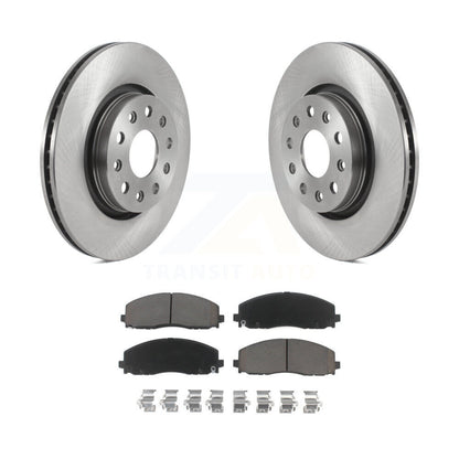 Rotors de frein à disque avant et kit de plaquettes en céramique pour Jeep Wrangler Gladiator