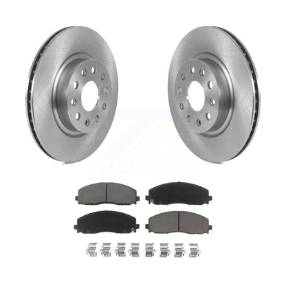 Kit de rotors de frein à disque avant et plaquettes en céramique pour Jeep Wrangler K8C-100340