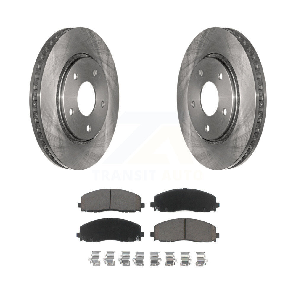 Kit de rotors de frein à disque avant et plaquettes en céramique pour Dodge Grand Caravan K8C-100341