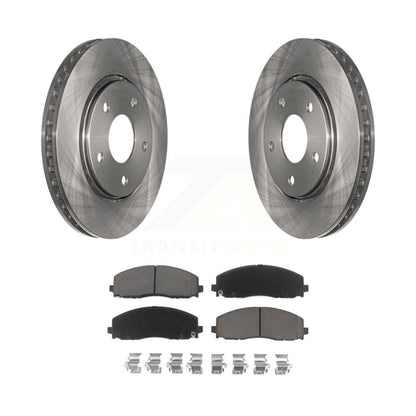 Kit de rotors de frein à disque avant et plaquettes en céramique pour Dodge Grand Caravan K8C-100341