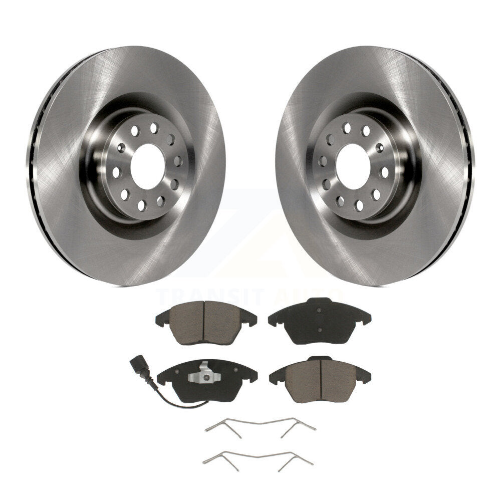 Kit de rotor de frein avant et de plaquettes en céramique, pour Volkswagen Golf CC GTI Audi A3 Quattr
