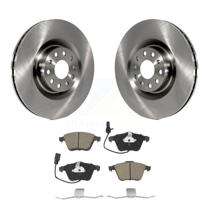 Kit de disques de frein à disque avant et plaquettes en céramique, pour Volkswagen Golf Passat CC R R3