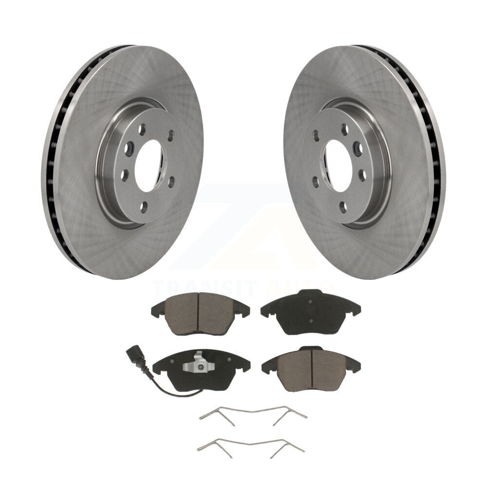 Kit de disques de frein à disque avant et plaquettes en céramique pour Volkswagen CC K8C-100347