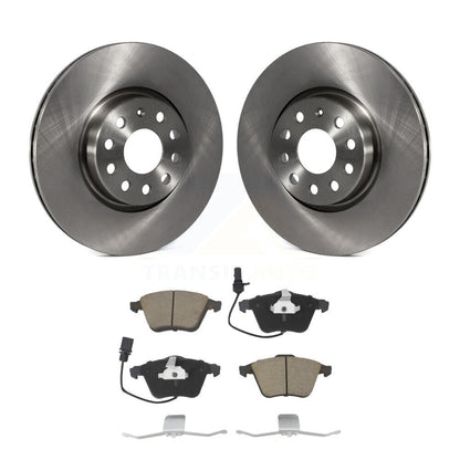 Kit de disques de frein à disque avant et plaquettes en céramique pour Volkswagen CC R32 K8C-100349