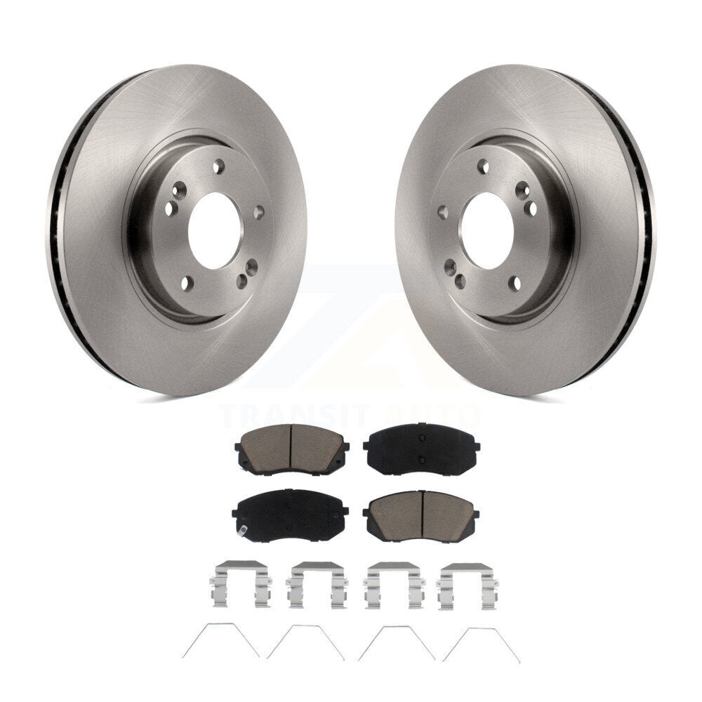 Kit de disques de frein à disque avant et de plaquettes en céramique pour Kia Soul EV 2017 – 2019
