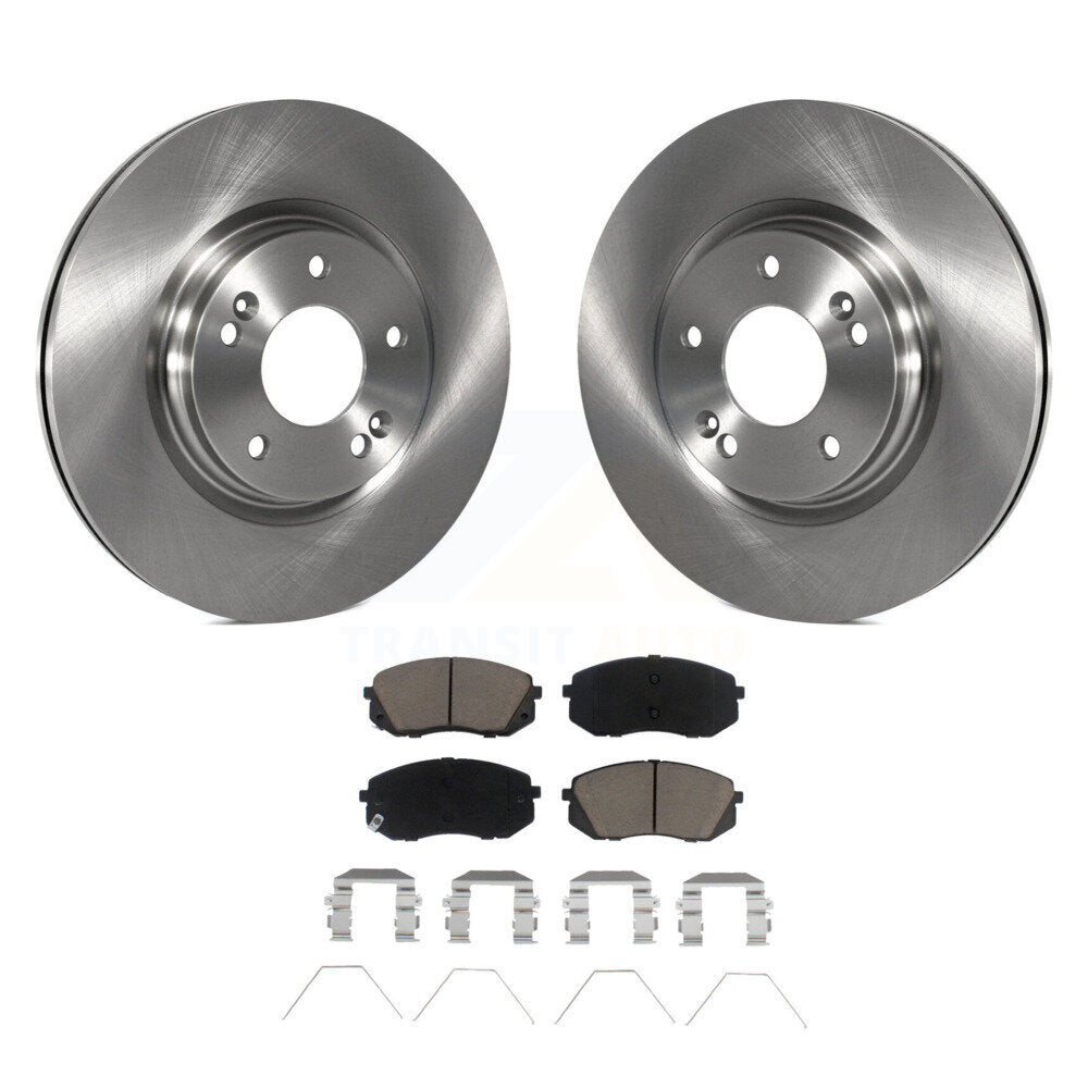 Kit de Rotor de frein avant et de plaquettes en céramique, pour Hyundai Kona Kia Seltos Forte Elantra G