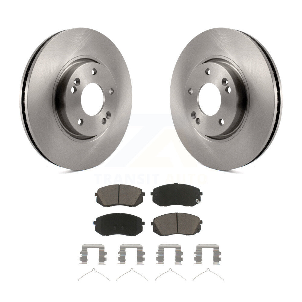 Kit de disques de frein à disque avant et plaquettes en céramique pour Hyundai Sonata K8C-100354