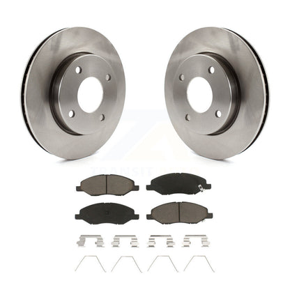 Rotors de frein à disque avant et kit de plaquettes en céramique pour Nissan Versa 2009-2011 1,6 L