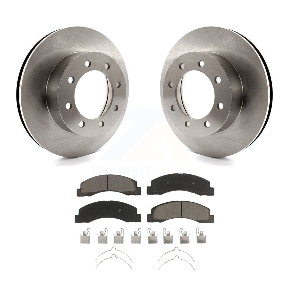 Kit de rotors de frein à disque avant et plaquettes en céramique pour Ford F-350 Super Duty F-250