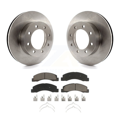 Kit de rotors de frein à disque avant et plaquettes en céramique pour Ford F-350 Super Duty F-250