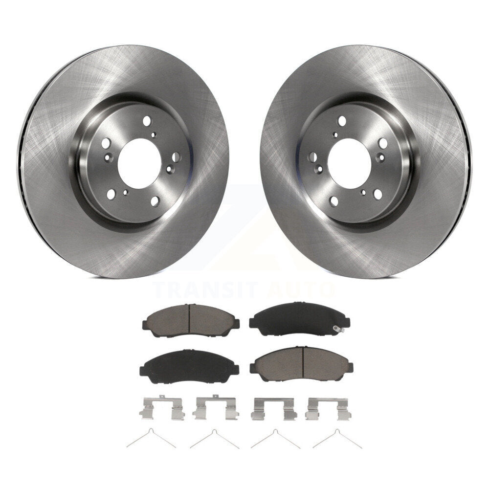 Kit de rotors de frein à disque avant et plaquettes en céramique pour Honda Pilot Acura MDX RLX ZDX