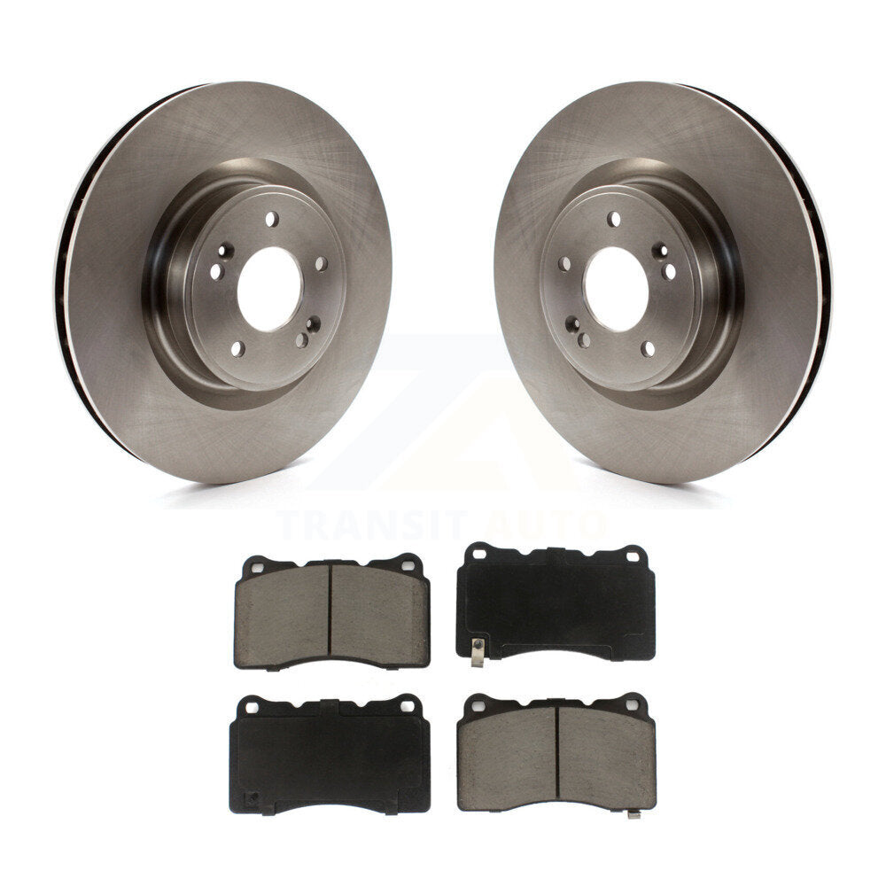 Kit de rotors de frein à disque avant et plaquettes en céramique pour Hyundai Genesis Coupé
