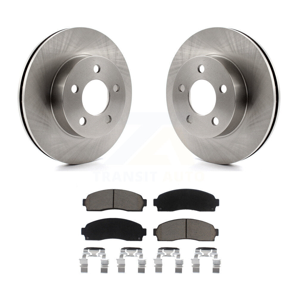 Rotors de frein à disque avant et kit de plaquettes en céramique pour Ford Ranger Mazda B4000 4WD