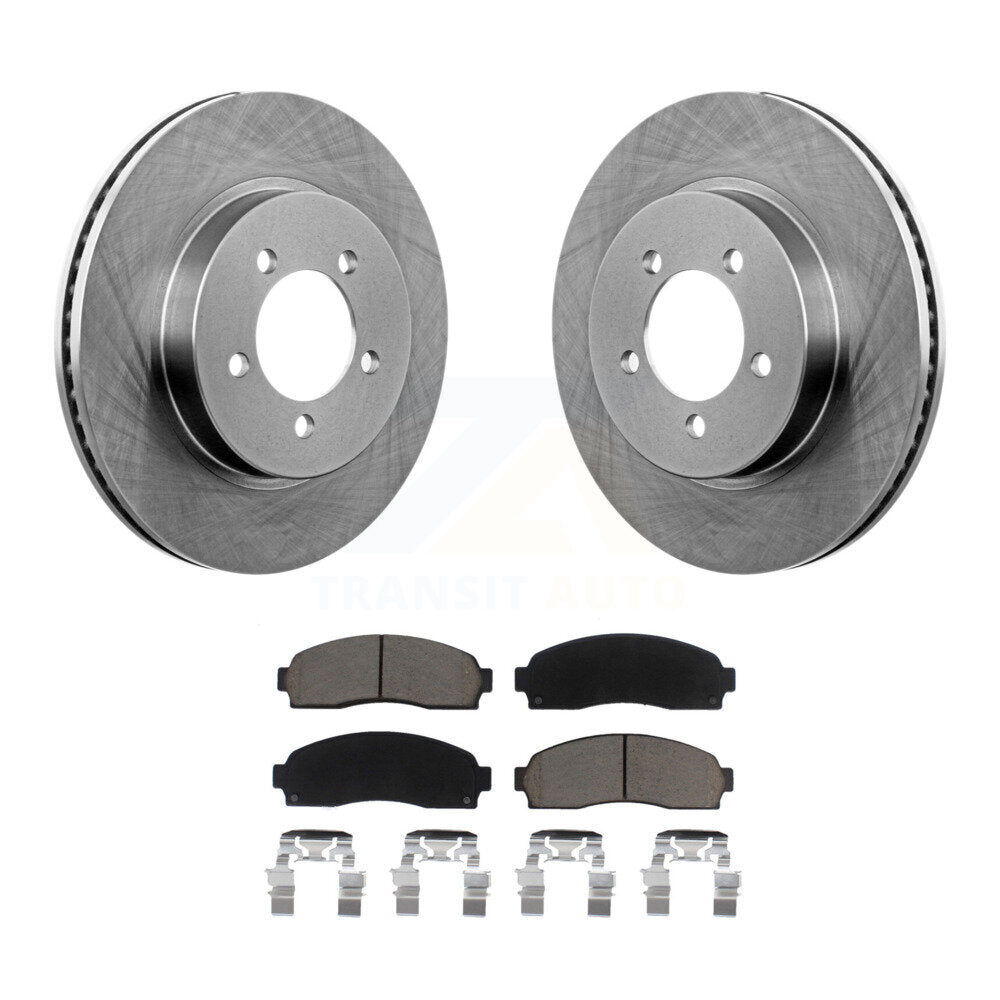 Rotor de frein à disque avant et Kit de plaquettes en céramique pour Ford Explorer Mercury Mountainee