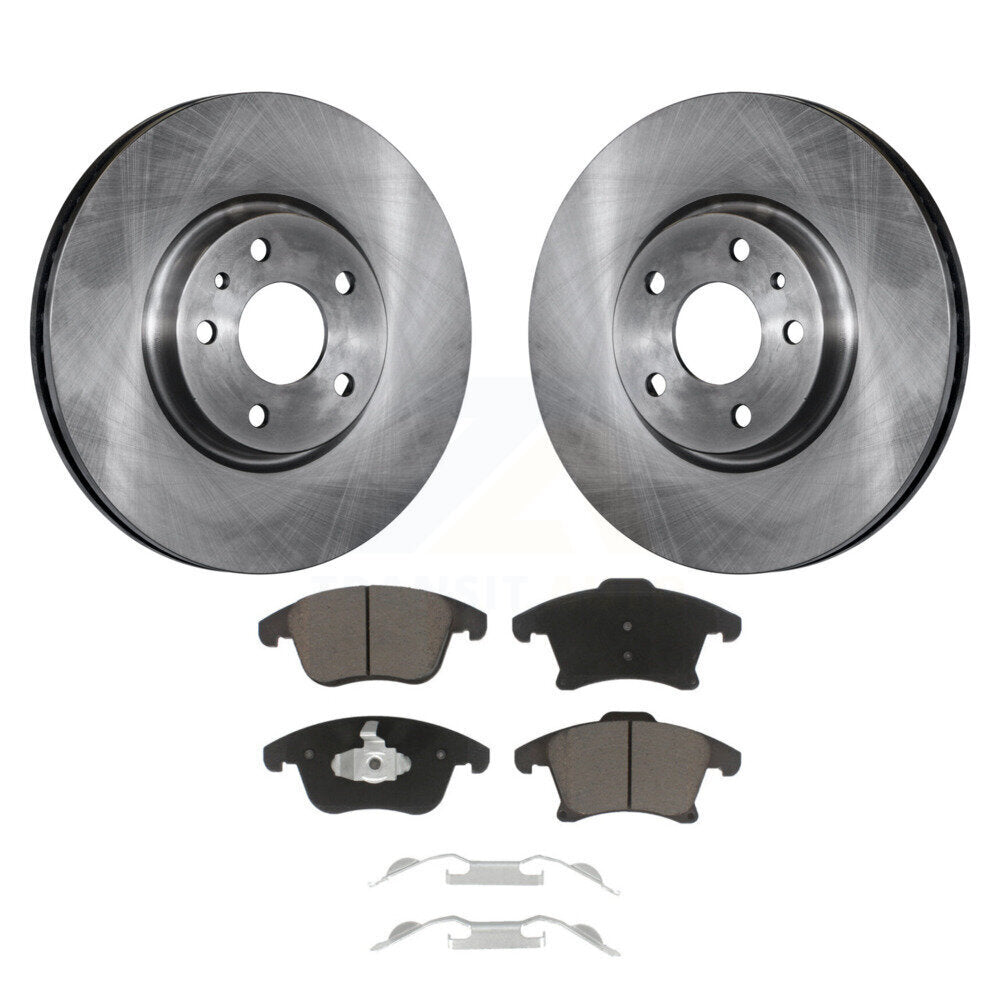 Kit de rotors de frein à disque avant et plaquettes en céramique pour Ford Fusion Lincoln MKZ