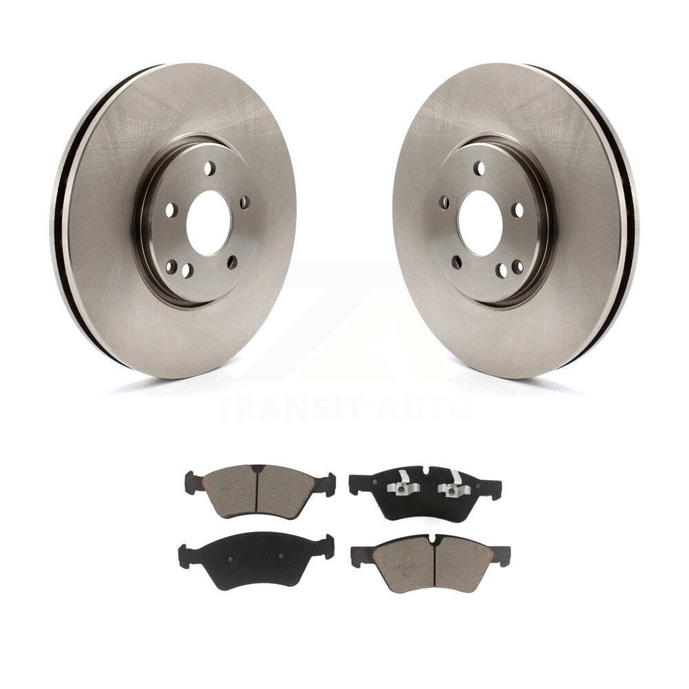 Kit de rotors de frein à disque avant et plaquettes en céramique pour Mercedes-Benz E550 E500 AWD