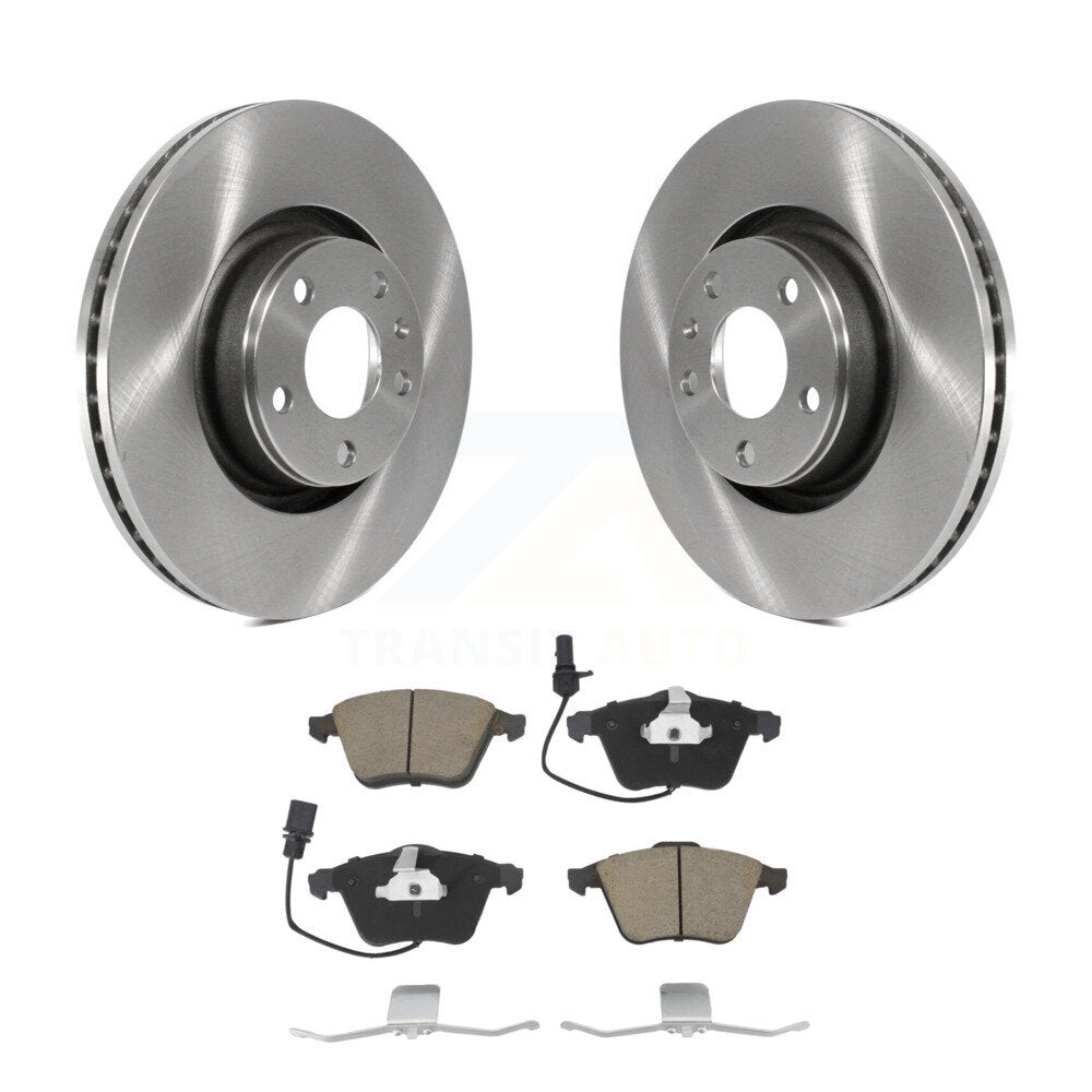 Kit de disques de frein à disque avant et plaquettes en céramique pour Audi A6 Quattro K8C-100392