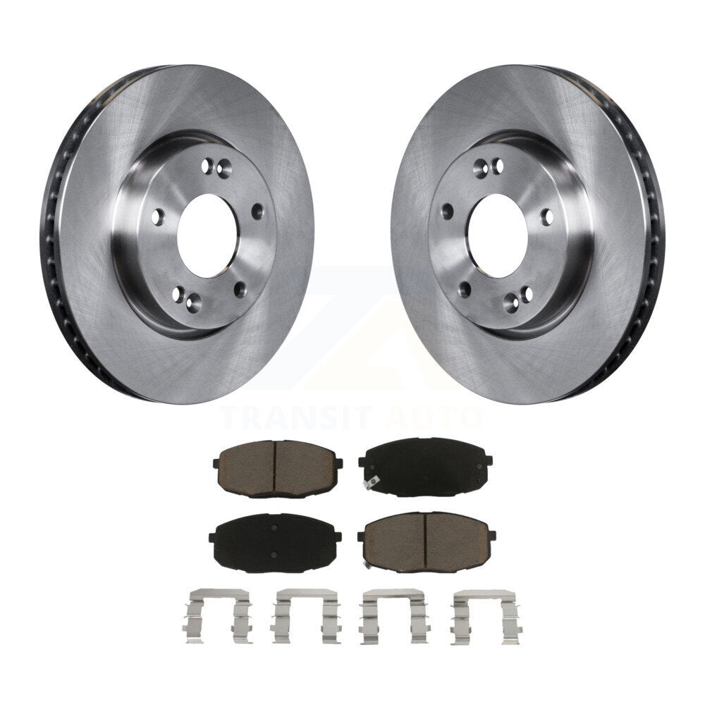 Kit de rotors de frein à disque avant et plaquettes en céramique pour Kia Forte koup Forte5