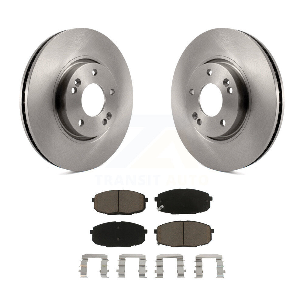 Kit de rotors de frein à disque avant et plaquettes en céramique pour Kia Forte koup Forte5
