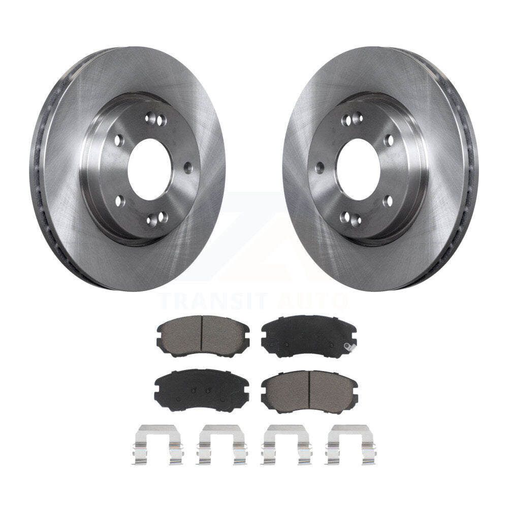 Kit de disques de frein à disque avant et plaquettes en céramique pour Hyundai Elantra K8C-100399