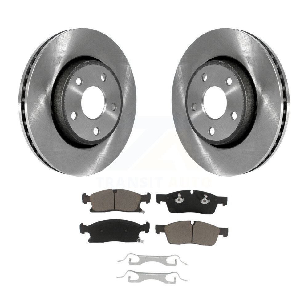 Rotor de frein à disque avant et Kit de plaquettes en céramique pour Jeep Grand Cherokee Dodge Durang