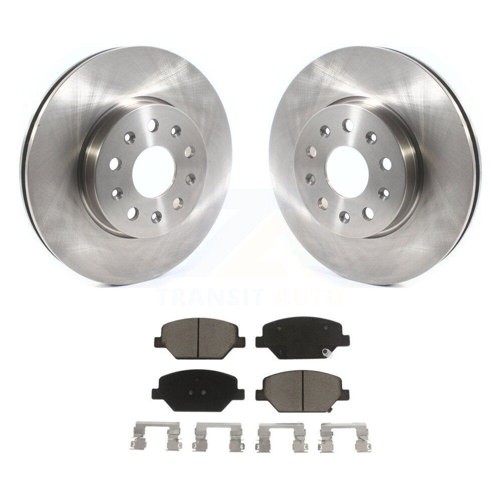 Kit de rotor de frein avant et de plaquettes en céramique pour Chevrolet Camaro sans étrier Brembo